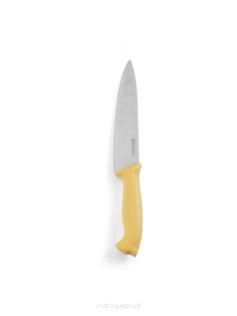 Nóż kucharski HACCP - 180 mm, żółty