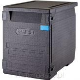 Pojemnik termoizolacyjny Cam GoBox®, ładowany od przodu, na pojemniki 600x400 mm, z 6 wbudowanymi prowadnicami, 126 L, 770x540x687 mm