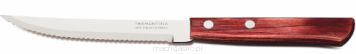 Zestaw noży Churrasco do steków i pizzy – 6 szt., Tramontina, czerwony, 210 mm