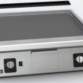 Płyta grillowa gazowa 800 | gładka | chromowana | 18.5 kW | 800x930x290 mm