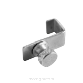 Hak do rozbudowy regału magazynowego aluminiowego, 15x42x42 mm