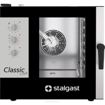 Piec konwekcyjno-parowy, STALGAST ClassicCook, manualny, 7xGN1/1, 10.2 kW