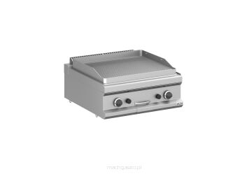 Płyta grillowa gazowa, stołowa  700x700 - ryflowana,  Magistra Plus 700