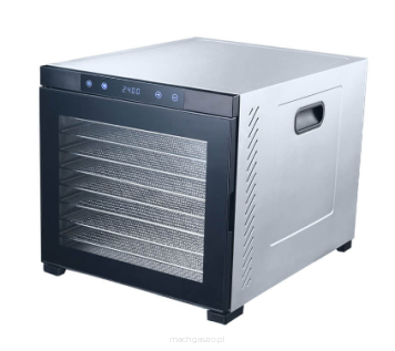Suszarka do żywności, dehydrator na 10 tac, 1.10 kW