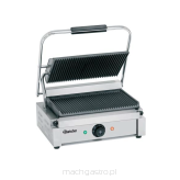 Grill kontaktowy “Panini” duża powierzchnia grillowa, płyty grillowe ryflowane A150674
