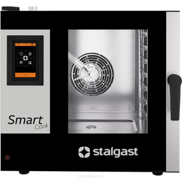 Piec konwekcyjno-parowy, STALGAST SmartCook, dotykowy, 7xGN1/1, 10.2 kW
