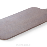 Płyta do serwowania z melaminy z uchwytem - imitacja drewna dębowego