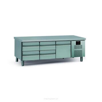 Podstawa chłodnicza z szufladami 6x1/3 i 1x2/3 377L CCPB-4G T