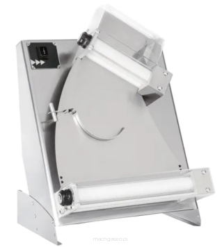 Wałkownica elektryczna do pizzy Prismafood 400 z 2 parami wałków | Prismafood | waga porcji ciasta 0.21-0.70 kg | 230 V / 250 W | 585x435x790 mm