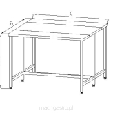 Stół z dwoma deskami do krojenia E 1320