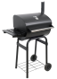 Grill węglowy z pokrywą | ruszt 470x340 mm
