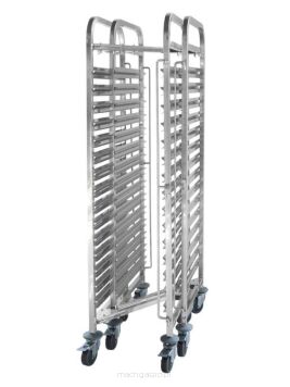 Wózek do transportu pojemników, kompaktowy - 15x GN 1/1