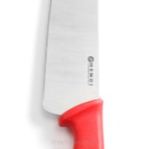 Nóż kucharski HACCP - 240 mm, czerwony