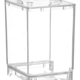 Pojemnik na mleko z pokrywką | 4.5 L | transparentny | 150x173x237 mm