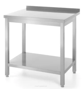 Stół przyścienny z półką – skręcany | Profi Line