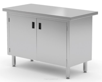 Stół centralny przelotowy szafka z drzwiami na zawiasach POL-128P