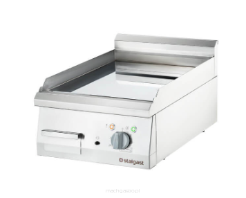 Płyta grillowa elektryczna, chromowana, gładka, P 4 kW, U 400 V