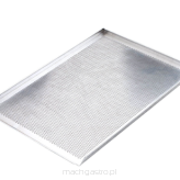 Blacha wypiekowa aluminiowa perforowana 3 ranty 15 mm (600x400) mm