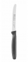 Nóż uniwersalny, ząbkowany, czarny, 220 mm