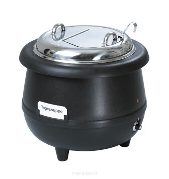 Kociołek do zupy Gourmet, 10L, czarny