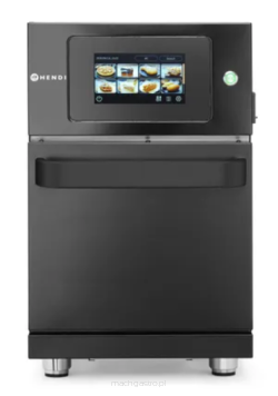 Piec konwekcyjno-mikrofalowy CombiTurbo | czarny | 230 V / 3.5 kW | 380x663x619 mm