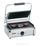 Grill kontaktowy “Panini” duża powierzchnia grillowa, płyta grillowa górna ryflowana, dolna gładka