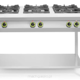 Kuchnia gazowa 6-palnikowa na podstawie otwartej, Kitchen Line, 28.5 kW