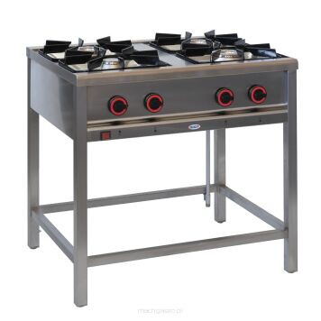 Kuchnia gazowa 4-palnikowa 8.0 / 6.5 / 3.4 / 5.0 kW