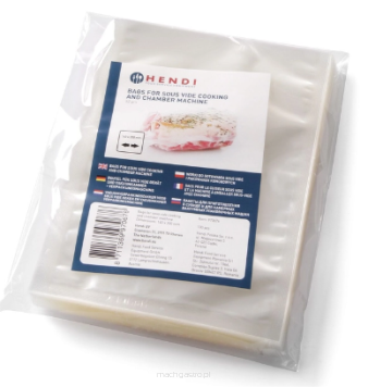 Worki do gotowania sous vide do pakowarek komorowych, 100 szt., 150x200mm