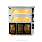 Piec piekarniczy modułowy 2-komorowy | elektryczny | 27,4 kW | 400V | 1660x1400x1930 | MD/1400/2