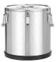 Termos ze stali nierdzewnej do transportu żywności, Kitchen Line, 50.0 L, srebrny, ø430x455 mm