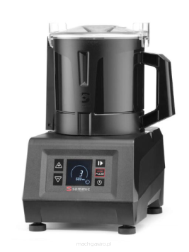 Kuter-emulgator o zmiennej prędkości Compact Line KE-4V Ultra, Sammic, czarny, 4.4 L, 252x309x434 mm
