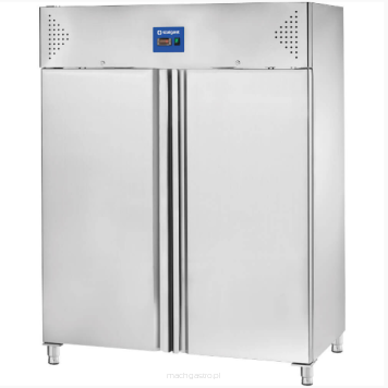 szafa mroźnicza 2 drzwiowa ze stali nierdzewnej na nóżkach, GN 2/1, V 1300 l