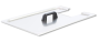 Pokrywka do pojemnika GN 2/1 do SmartVide, srebrny, 530x325mm