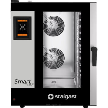Piec konwekcyjno-parowy, STALGAST SmartCook, dotykowy, 11xGN2/1, 28.5 kW