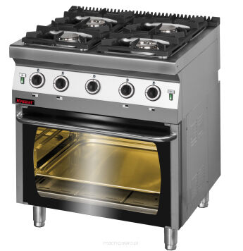 Kuchnia gazowa z piekarnikiem gazowym 700.KG-4/PG-2
