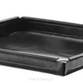 Tacka do pieców konwekcyjno-mikrofalowych | nieprzywierająca | wzmocniona | czarna | kwadratowa | 290x290x20 mm
