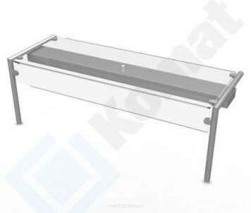 Nadstawka z szybą prostą i oświetleniem LED KNP-08.5 