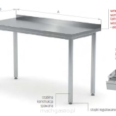 Stół przyścienny bez półki POL-101