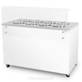 DYSTRYBUTOR DO LODÓW | WITRYNA DO LODÓW | KONSERWATOR | RETRO | 8 TUB | OKRĄGŁE KUWETY | 1283X670X895 MM | GELATO POZETTI 8