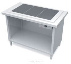 Stanowisko z płytą grzewczą ceramiczną KL2-24 B-700 mm