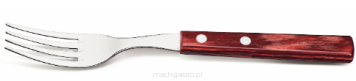 Zestaw widelców stołowych Churrasco do steków i pizzy – 6 szt., Tramontina, czerwony, 200 mm