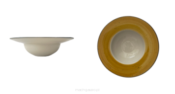 Talerz na makaron | seria Still | Rustic Yellow | ø305 mm | 12 szt.