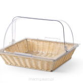 Koszyk do pieczywa z pokrywą rolltop