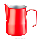 Dzbanek do spieniania mleka, czerwony, 0.35 l
