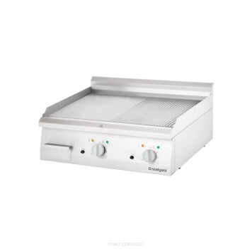 Płyta grillowa elektryczna, gładko-ryflowana, 8.1 kW