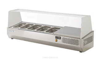 Nadstawka chłodnicza przesklona Asber GV-135 5xGN 1/4