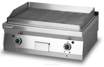 GRILL PŁYTOWY ELEKTRYCZNY - PŁYTA RYFLOWANA   L700.GPE800R