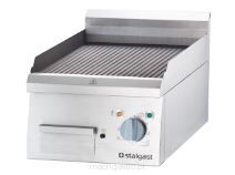 Płyta grillowa elektryczna, ryflowana, 4 kW - kod 973020