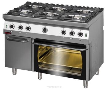 Kuchnia gazowa z piekarnikiem gazowym 700.KG-6/PG-2/SD